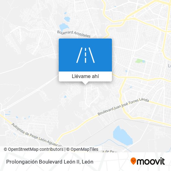 Mapa de Prolongación Boulevard León II