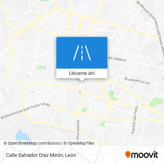 Mapa de Calle Salvador Díaz Mirón