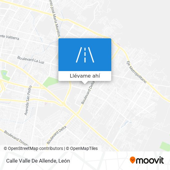 Mapa de Calle Valle De Allende