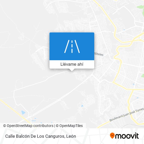 Mapa de Calle Balcón De Los Canguros