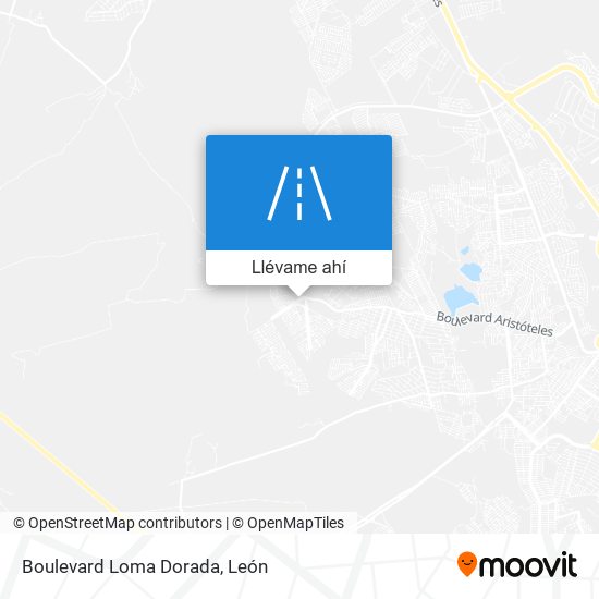 Mapa de Boulevard Loma Dorada