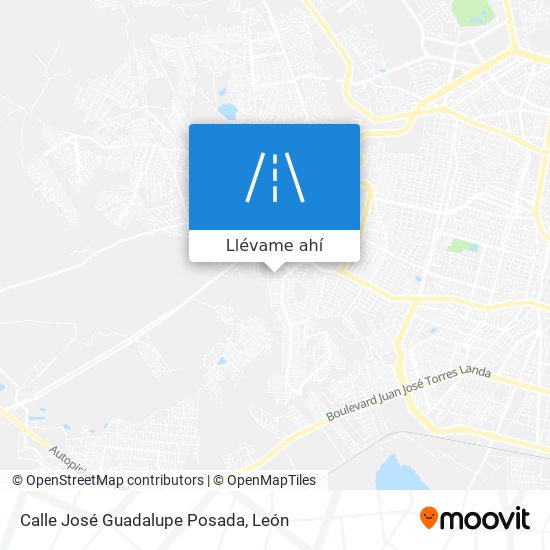 Mapa de Calle José Guadalupe Posada