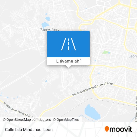 Mapa de Calle Isla Mindanao