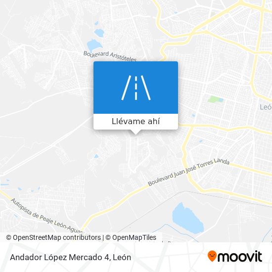 Mapa de Andador López Mercado 4