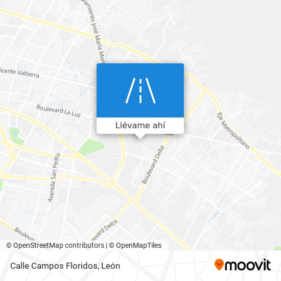 Mapa de Calle Campos Floridos