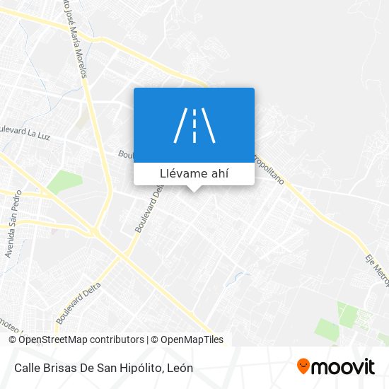 Mapa de Calle Brisas De San Hipólito