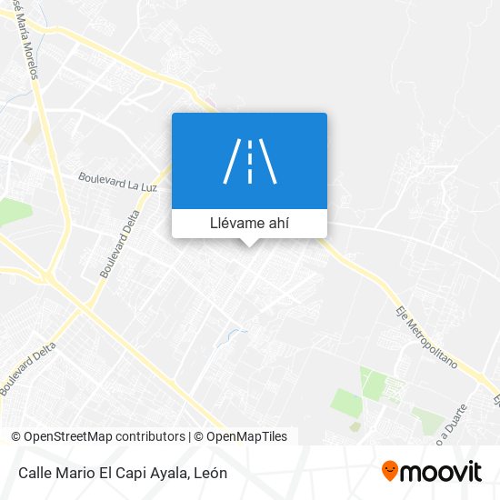 Mapa de Calle Mario El Capi Ayala