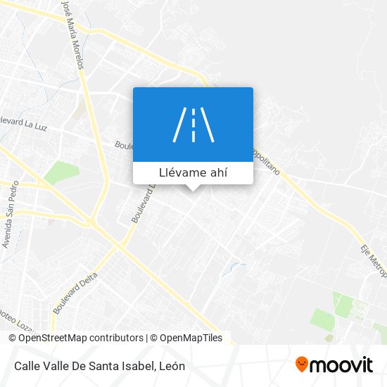 Mapa de Calle Valle De Santa Isabel