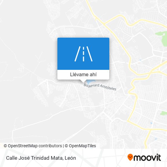 Mapa de Calle José Trinidad Mata