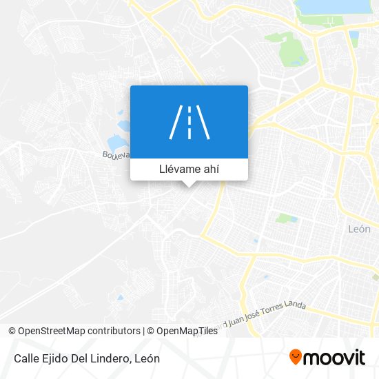 Mapa de Calle Ejido Del Lindero