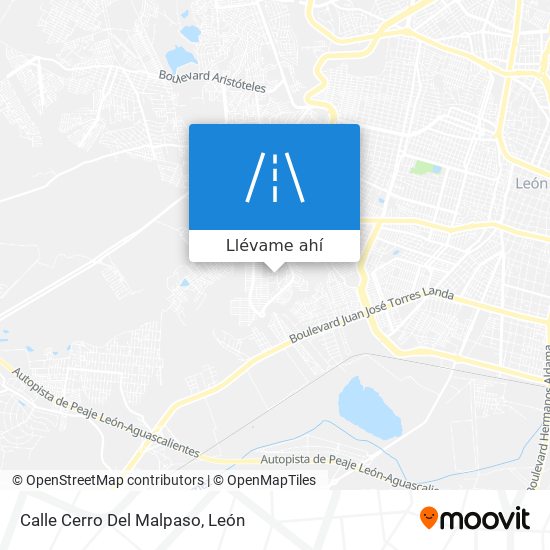 Mapa de Calle Cerro Del Malpaso