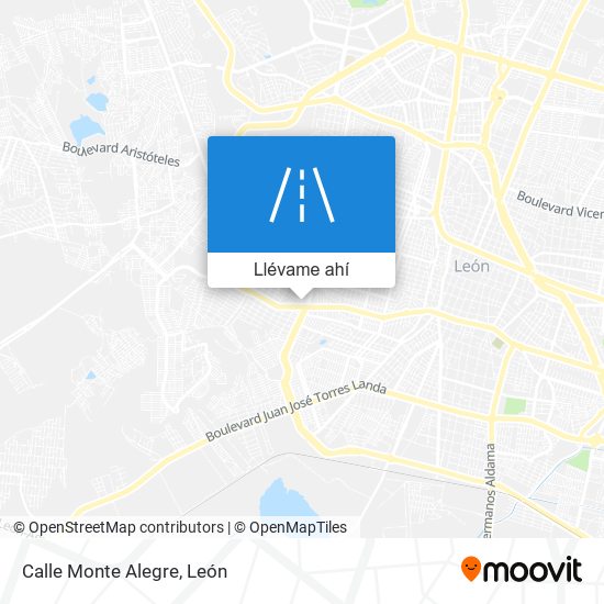 Mapa de Calle Monte Alegre