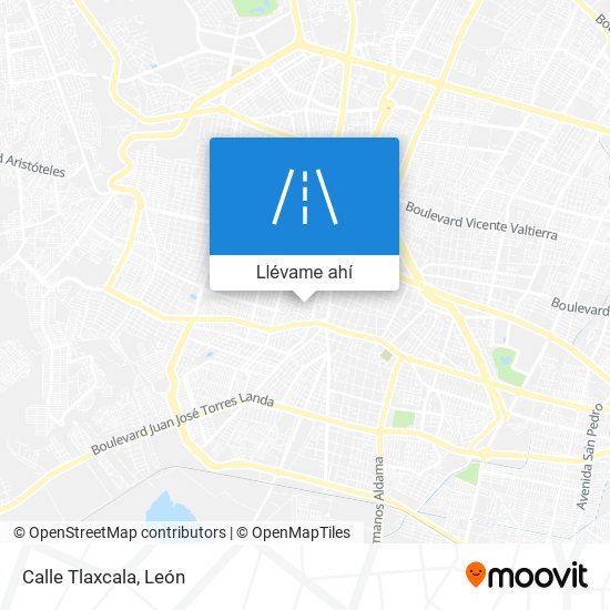 Mapa de Calle Tlaxcala