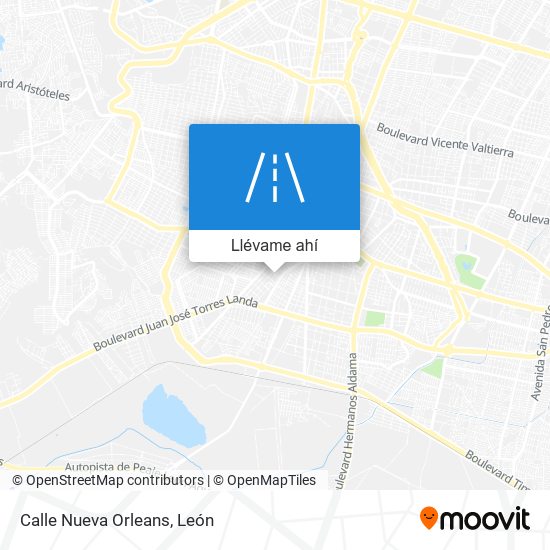 Mapa de Calle Nueva Orleans