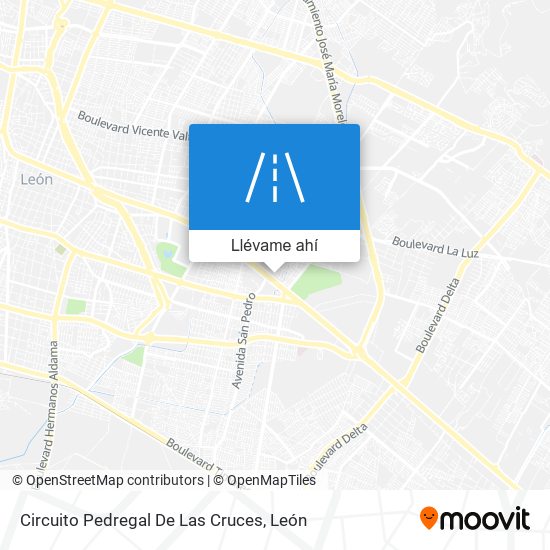 Mapa de Circuito Pedregal De Las Cruces