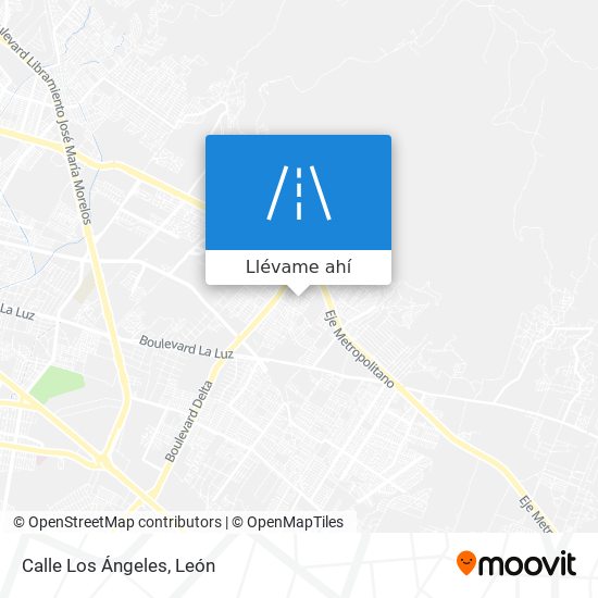 Mapa de Calle Los Ángeles