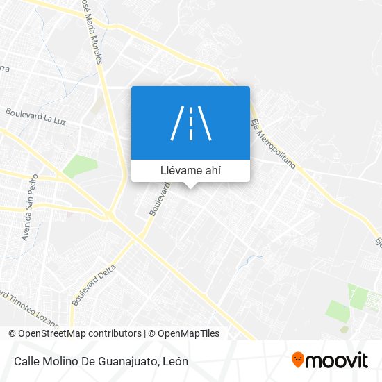 Mapa de Calle Molino De Guanajuato