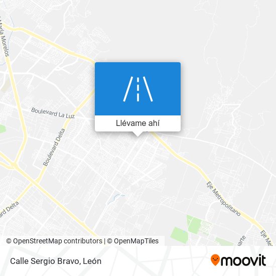 Mapa de Calle Sergio Bravo