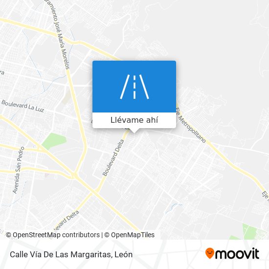 Mapa de Calle Vía De Las Margaritas