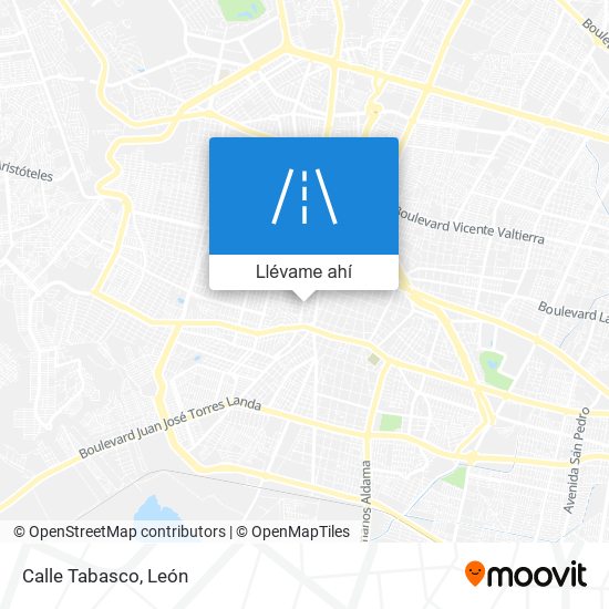 Mapa de Calle Tabasco