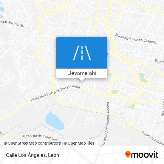 Mapa de Calle Los Ángeles