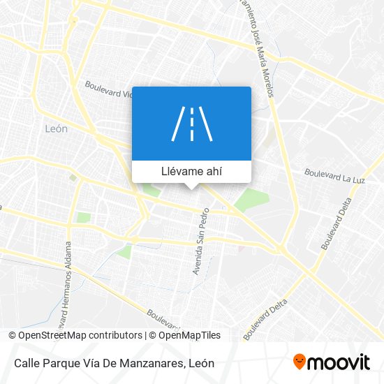 Mapa de Calle Parque Vía De Manzanares