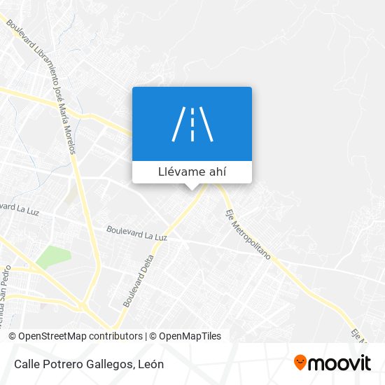 Mapa de Calle Potrero Gallegos