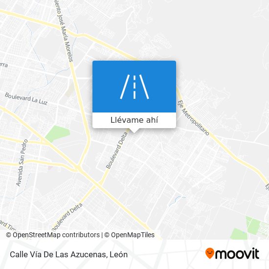 Mapa de Calle Vía De Las Azucenas