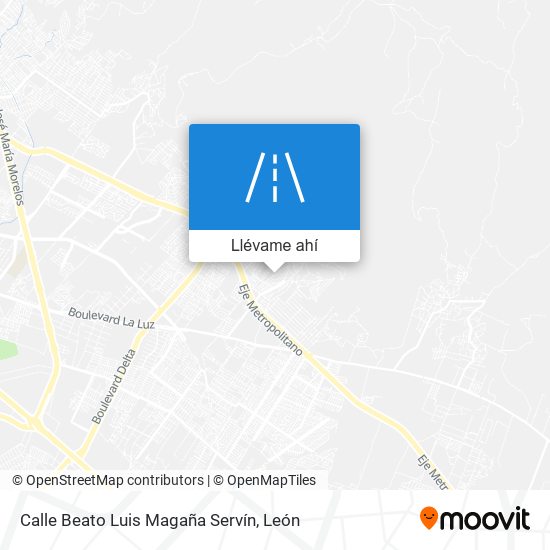 Mapa de Calle Beato Luis Magaña Servín