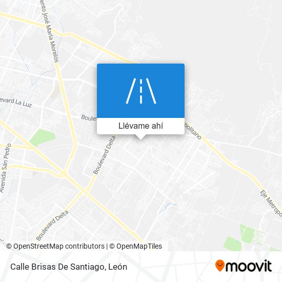 Mapa de Calle Brisas De Santiago