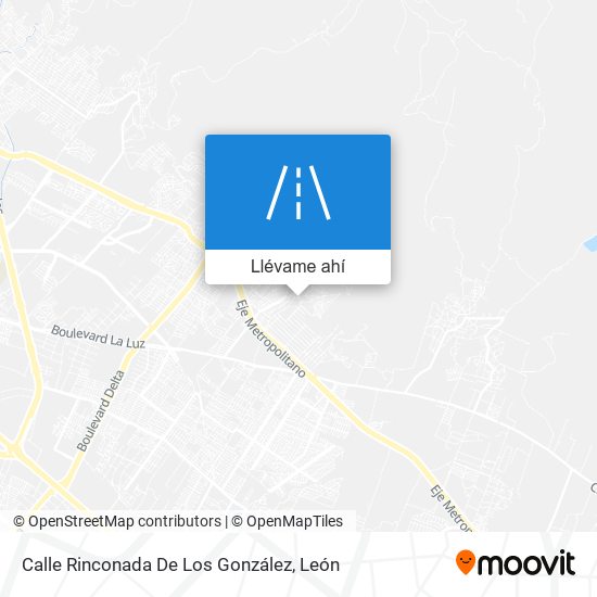 Mapa de Calle Rinconada De Los González