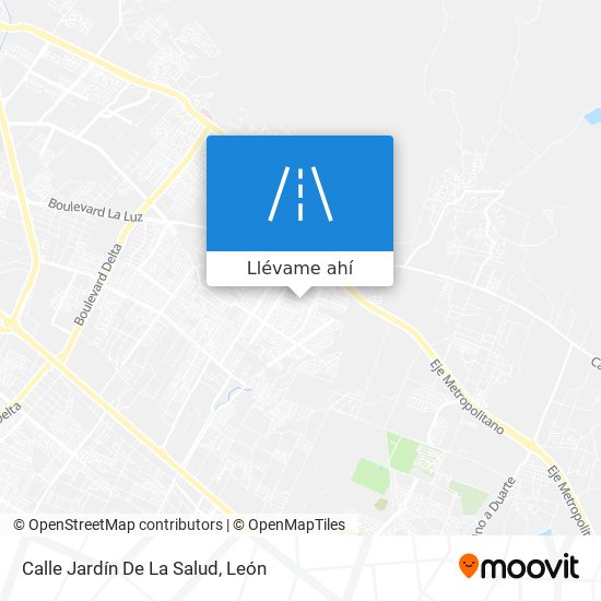 Mapa de Calle Jardín De La Salud