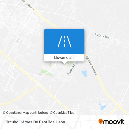 Mapa de Circuito Héroes De Peotillos