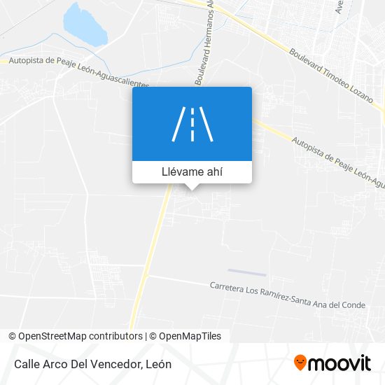 Mapa de Calle Arco Del Vencedor