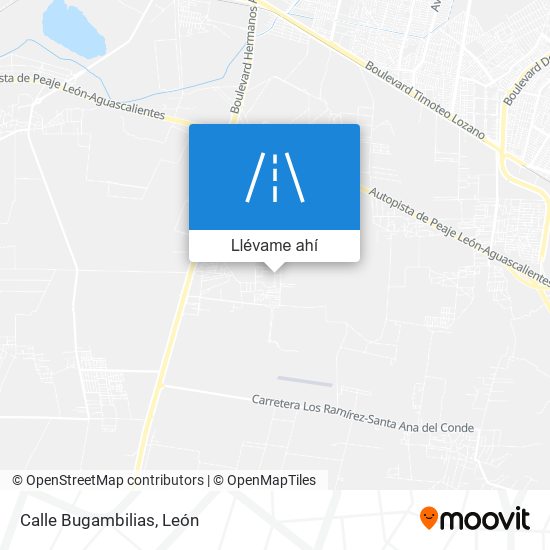 Mapa de Calle Bugambilias