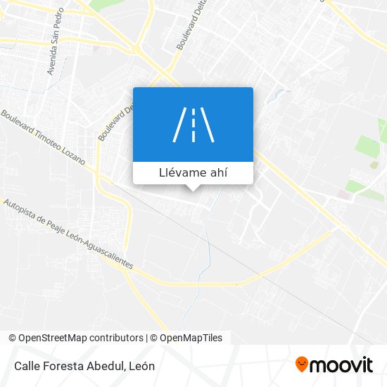 Mapa de Calle Foresta Abedul