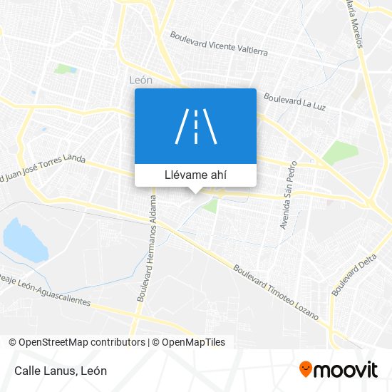 Mapa de Calle Lanus