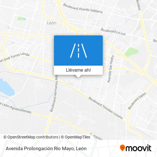 Mapa de Avenida Prolongación Río Mayo