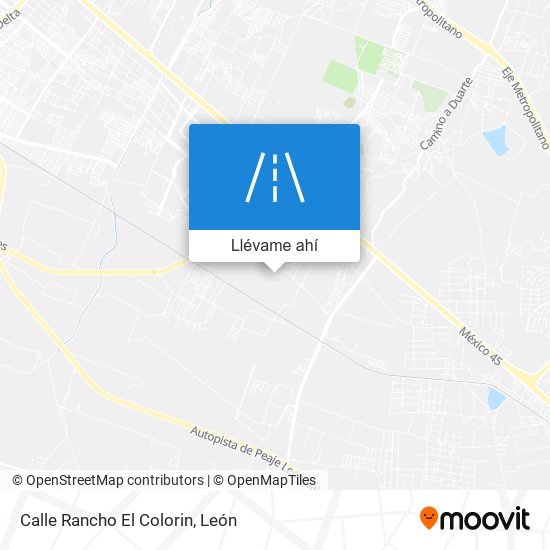 Mapa de Calle Rancho El Colorin