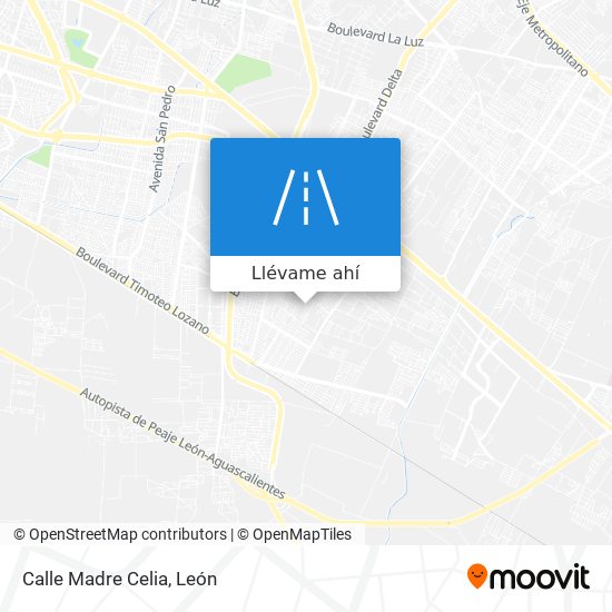 Mapa de Calle Madre Celia