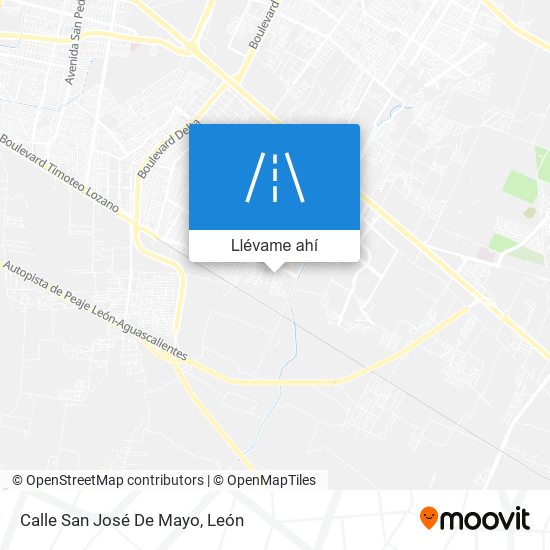 Mapa de Calle San José De Mayo