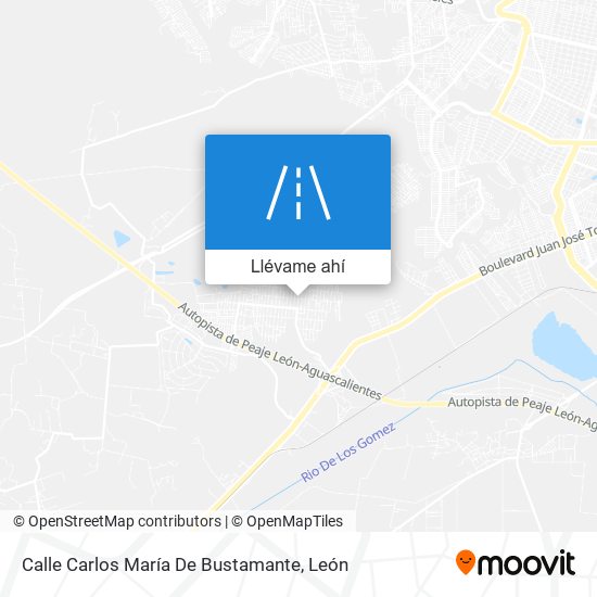 Mapa de Calle Carlos María De Bustamante