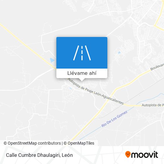 Mapa de Calle Cumbre Dhaulagiri