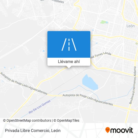 Mapa de Privada Libre Comercio