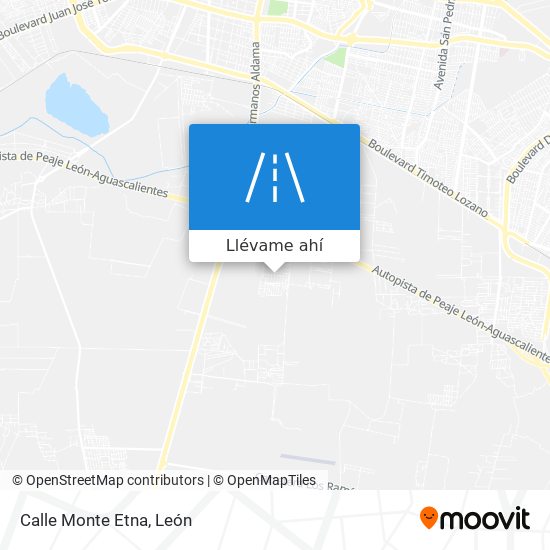 Mapa de Calle Monte Etna