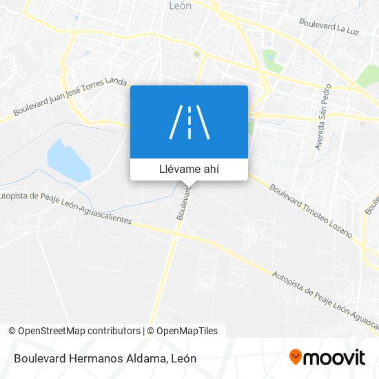 Mapa de Boulevard Hermanos Aldama