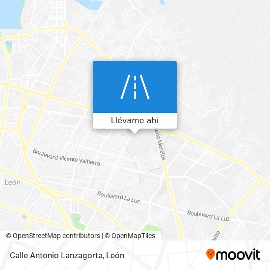 Mapa de Calle Antonio Lanzagorta