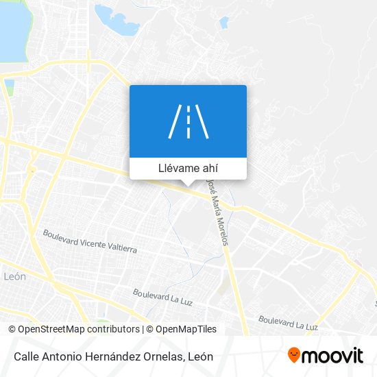Mapa de Calle Antonio Hernández Ornelas