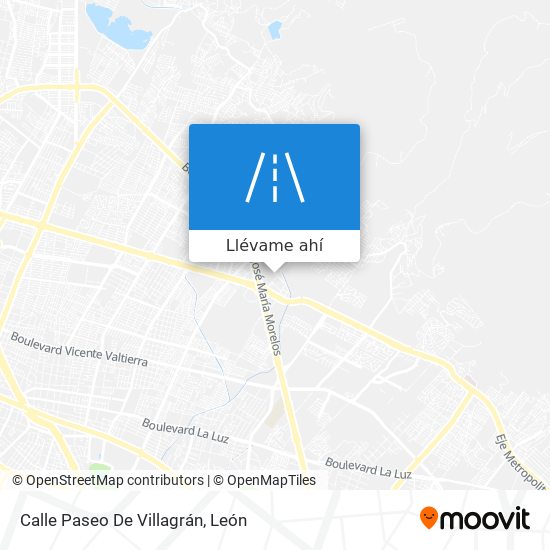 Mapa de Calle Paseo De Villagrán