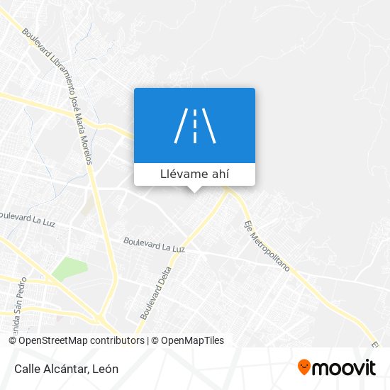 Mapa de Calle Alcántar